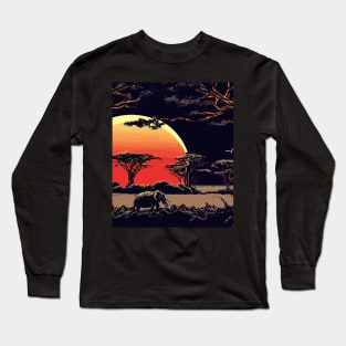 Zambia landscape Long Sleeve T-Shirt